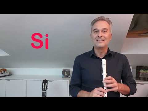 ESERCIZIO n.1 - La nota Si e il COLPO DI LINGUA - Le note sul Flauto dolce.