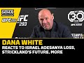 Dana White Reacts To Israel Adesanya Loss, Strickland's Future, More | UFC 293 | MMA Fighting