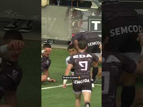 TOP 14 - J24: Lucas Mensa marque un essai de filou sous le nez du défenseur