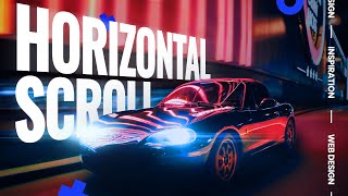 HORIZONTAL SCROLLING Website Design Inspiration | TemplateMonster
