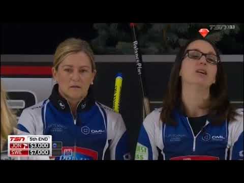 Val Sweeting Draw vs. Jennifer Jones Runback (2017 Pinty's Skins Game)