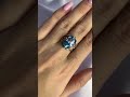 Серебряное кольцо с топазом 7.15ct