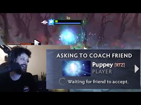 Coaching Puppey to play Dota