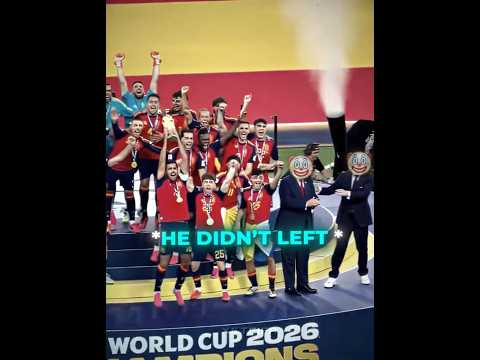 Trump Tries to Join Spain's Trophy Lift 😂