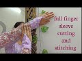 Designer Full Finger Sleeves Cutting And Stitching These Sleeves Are Very Much In Fashion Thes