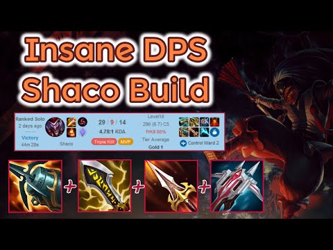 The 5 Second Solo Nash Build - Shaco Jungle Gold 1[League of Legends] Full Gameplay - Infernal Shaco