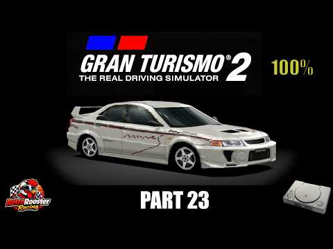 Gran Turismo 2 PS1 – Part 23 | European League | Mine's Lancer Evolution V