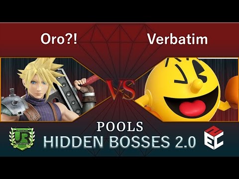 Hidden Bosses 2.0  POOLS - Oro?! (Cloud) vs Verbatim (Pacman)