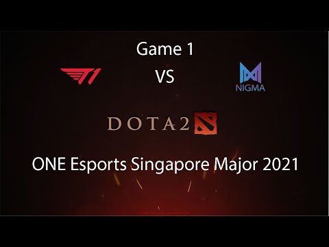 T1 v Team Nigma - Full Game 1 (BO2) ONE Esports Singapore Major - English Commentary