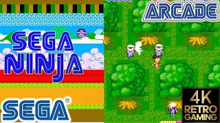 Sega Ninja Arcade ( Sega 1985 ) 4k 60 fps Longplay