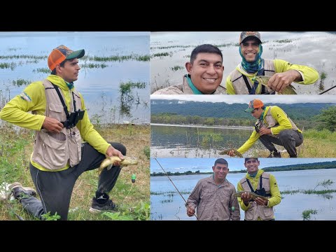 Represa Los Pizarros - La Cocha - Tucuman. Pesca de Tarariras con señuelos en superficie
