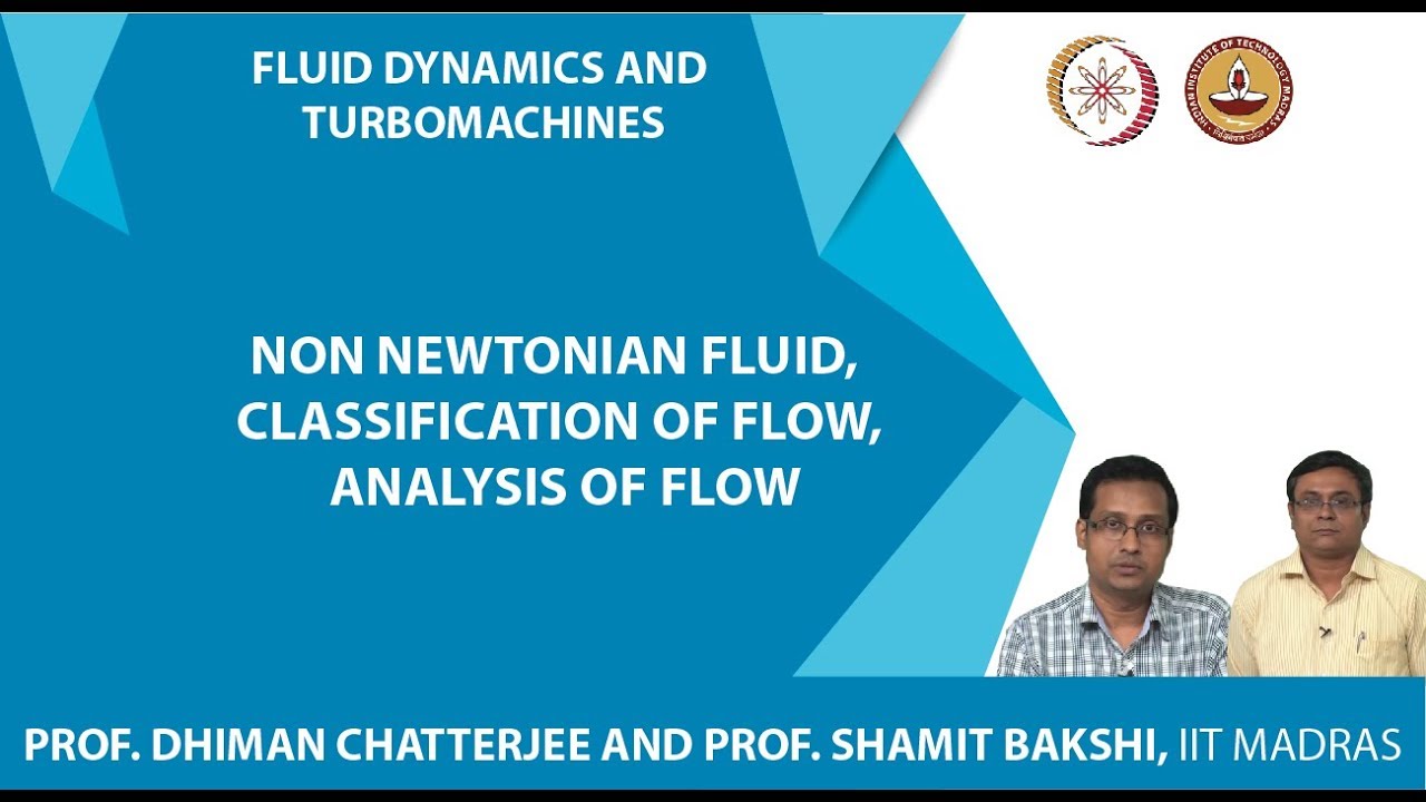 Non Newtonian fluid, Classification of flow, Analysis of flow