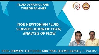 Non Newtonian fluid, Classification of flow, Analysis of flow