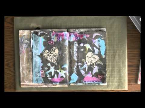 Kwakken en Plakken, Mixed media en Art journaling - Trompke - 04