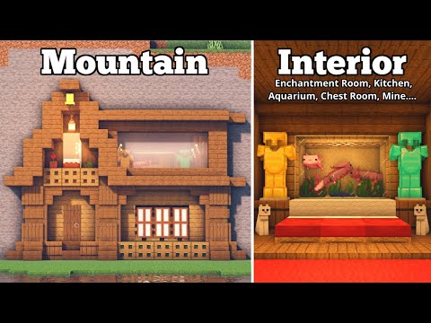 Minecraft | How to Build a Mountain House | Tutorial