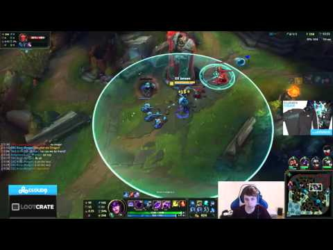 C9 Jensen | Syndra vs Brand Mid | S6 Challenger Gameplay