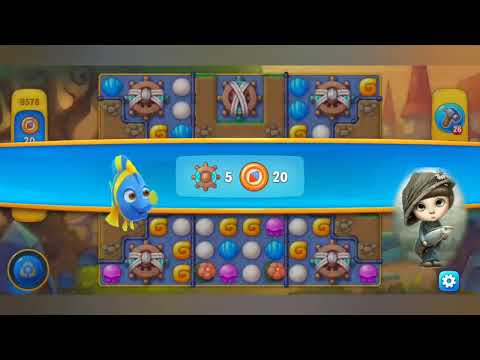 Fishdom 2022, no Boosters, 9578  level  -  прохождение без бустеров,  9578  уровень.