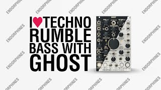 Video thumbnail for How to make modern techno lo-end rumble bass with GHOST by ENDORPHINES xANDREW HUANG eurorack module by Endorphin.es