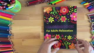 Coloring Book for Adult Relaxation: Mindfulness Coloring Book for Adults with 50+ Coloring Pages