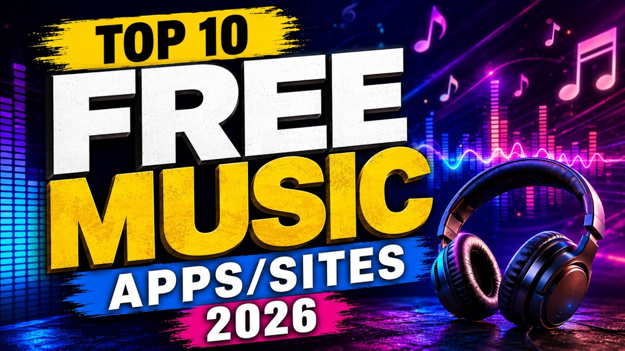 Top 10 Best FREE MUSIC STREAMING Services (2026)