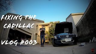 Fixing my Cadillac ATS Sensor and Bumper Vlog!!!