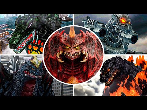 GODZILLA PS5 - All Boss Fights & Ending | 4K ULTRA HD