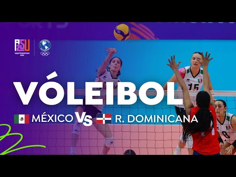 MEX vs R. Dominicana Voleibol Femenino - Juegos Panamericanos Junior ASU 2025