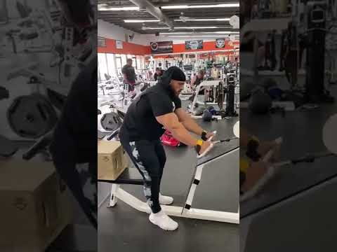 Big Ramy Do Back Workout Exercise Drop set and Squeeze, Killed Back Muscle