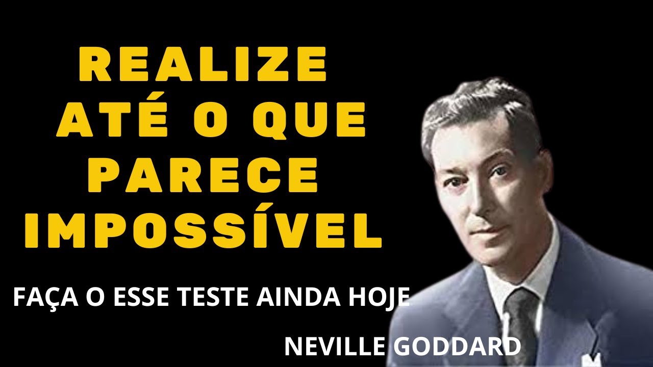 SE VOCÊ DUVIDA DA LEI DA ATRAÇÃO (Faça Esse Teste / É Infalível) NEVILLE GODDARD