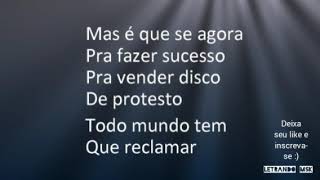 Raul Seixas - Eu também vou reclamar (Letra)