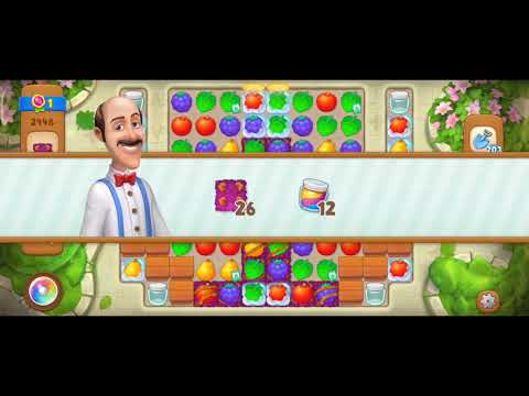 Gardenscapes Level 2448 Walkthrough "No Boosters Used"