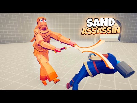SAND ASSASSIN 1 vs 1 UNITS | TABS Totally Accurate Battle Simulator
