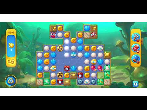6301 6302 6303 New Level Unlocking #fishdom #playrix #challenge level #Pretty Fishdom #minigame