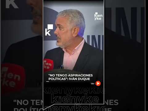 Iván Duque destaca primer mes de De La Espriella y descarta aspiraciones políticas