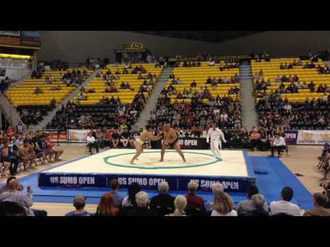 US Sumo Open 2016 - Mens Openweight Quarter Finals - Byambajav (MON) vs Boldbaatar (MON)