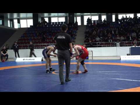 AWF CUP 2017 / 58 kg bronze medal match cadets freestyle