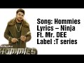 Hommies Lyrics Ninja Ft Mr Dee Hommies Lyrics Ninja Ft Mr Dee