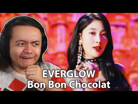 FIRST TIME REACTING TO EVERGLOW - 'Bon Bon Chocolat' MV | REACTION