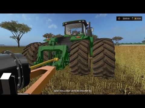 Farming simulator 17 Timelapse Australian x16 Map Broad acres Ep#1