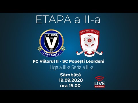 Liga a III-a, Seria a III-a, Etapa 2: FC Viitorul II - SC Popesti-Leordeni