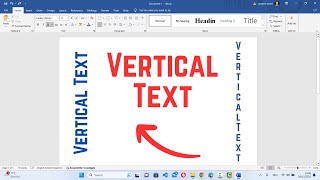 How To Insert Vertical Text In Microsoft Word (2024)