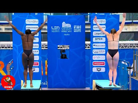 Top 4 Womens Diving Synchro 3m Springboard. Best women's diving. Girls diving #33
