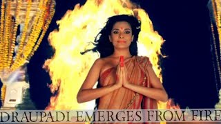 Draupadi Emerges From Fire  Draupadi Birth Scene  