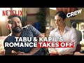 Tabu S Hilarious Air Hostess Act With Kapil Sharma Crew Kareena Kapoor Khan Kriti Sanon