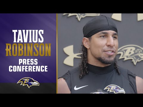 Tavius Robinson on Continuing to Make Big Strides | Baltimore Ravens