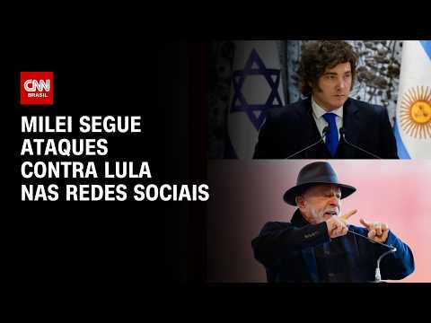 Milei mantém ataques a Lula e Argentina descarta pedido de desculpas | LIVE CNN