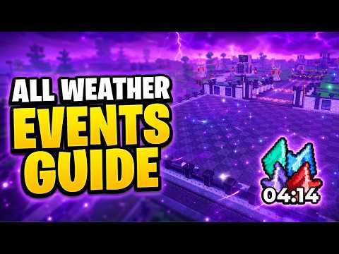 ALL WEATHER EVENTS GUIDE in BE THE FINAL BOSS Roblox