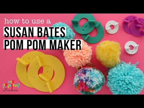 How to use a Susan Bates Pom Pom Maker
