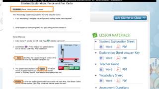 ExploreLearning Gizmos and Common Core ELA - Student Exploration Sheet
