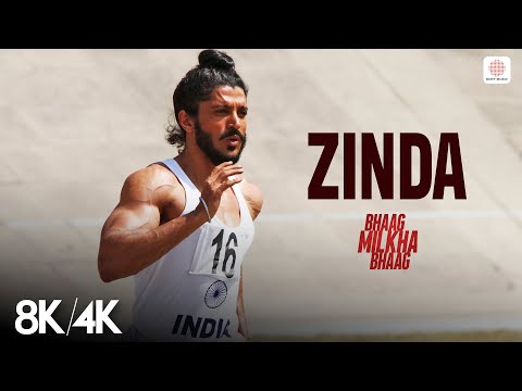 Zinda - 8K/4K Music Video | Bhaag Milkha Bhaag | Farhan Akhtar | Siddharth Mahadevan